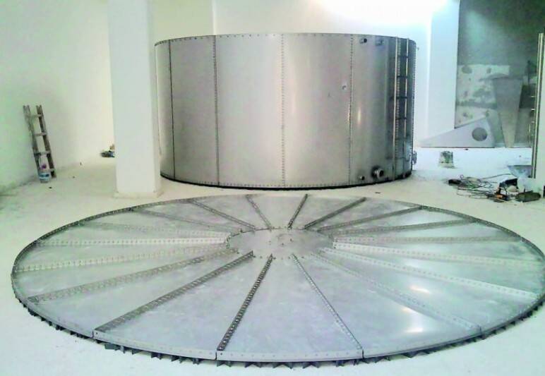 Galvanizli Silindirik Modüler Depo